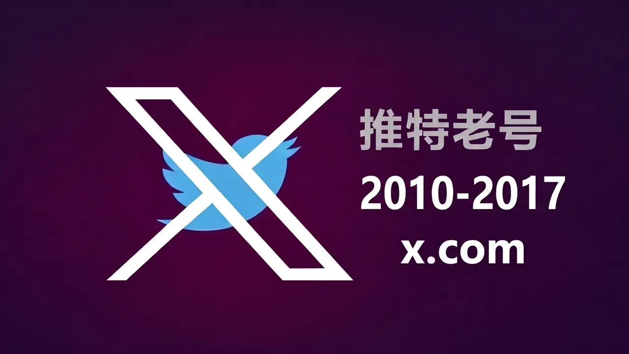Twitter/X 老账号｜2017 年注册｜带 2FA